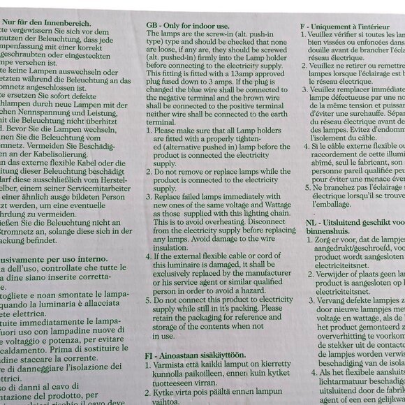 Konst Smide Swedish Design Christmas Candelabra Lights Swedish Plug Red Base - Picture 6 of 7